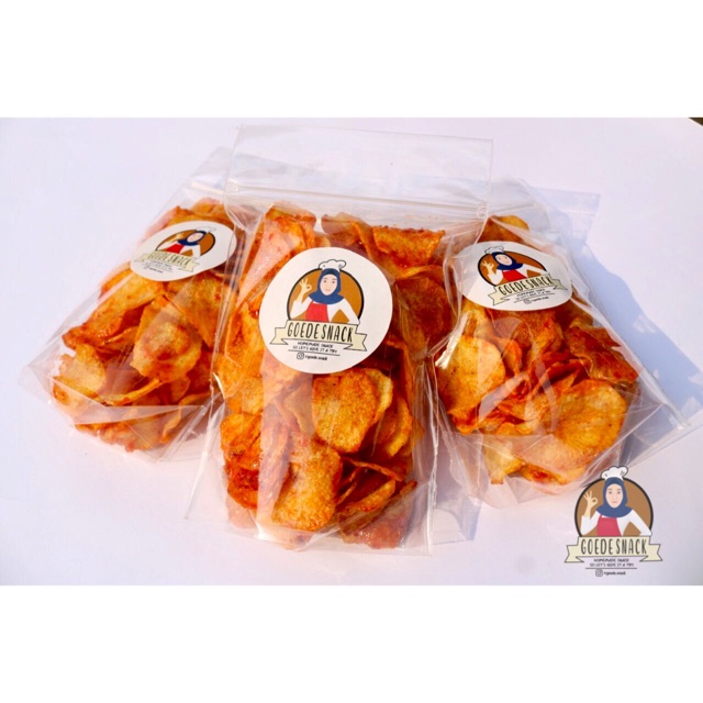 

KRIPIK KENTANG PEDES MANIS (BALADO) 100gram (HOMEMADE ENAK DAN MURAH)