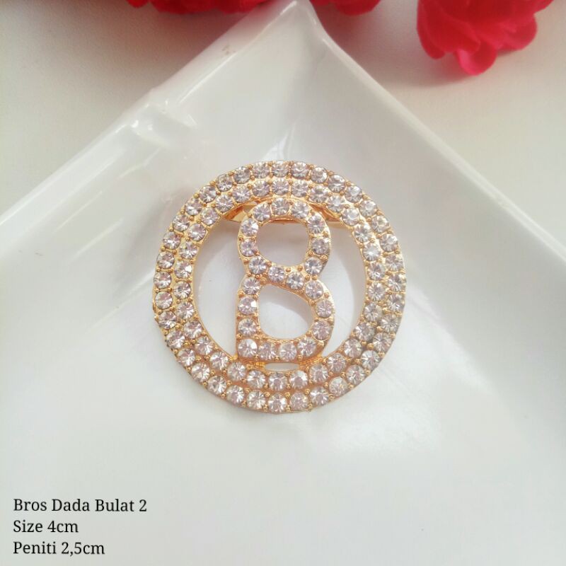 BROS BUTTONSCARVES KW (PART 1) BROS B-Bulat 2 putih gold