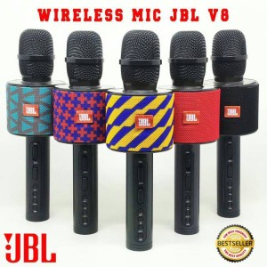Mic Karaoke JBL V8 Bluetooth Speaker Original