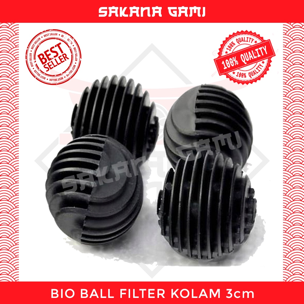 Bio Ball / Bioball Filter kolam /  Bioball filter kolam bulat 3cm