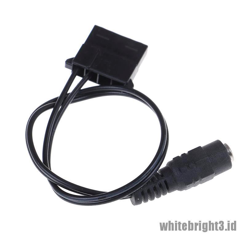 &lt; White3 &gt; Kabel power supply DC 5.5x2.1mm female Ke 4Pin molex female Untuk power supply DC