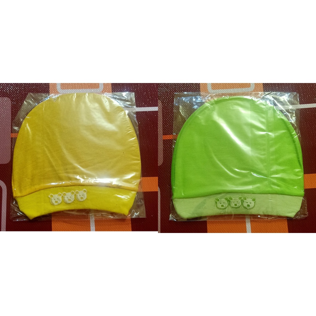 Topi Bayi & Anak, Bahan Katun Halus & Lembut (Baru Lahir 0-3 bulan)