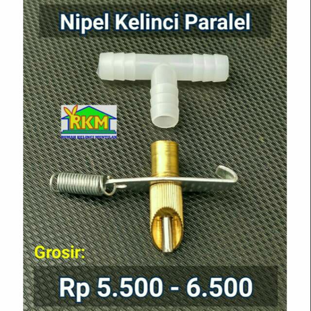 NIPEL MINUM KELINCI PARALEL