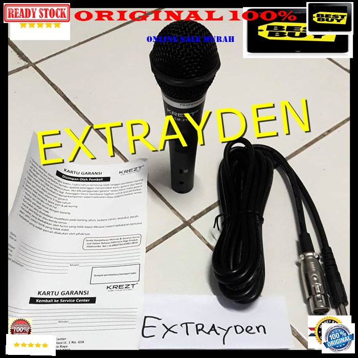 G164 krezt original 100% Mic kabel condenser mik cable condesor microphone karaoke mikrophone vocal vokal peka sensitif audio musik sound system pengeras suara pro sistem profesional panggung dj studio acara pidato G164   PAKAI MIC INI SUARA BIASA BIASA J