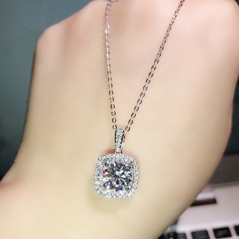 Kalung Kristal Cubic Zirconia AAA Untuk Wanita