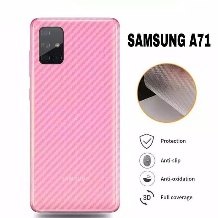 SKIN CARBON HP SAMSUNG ANTI GORES BACK PELINDUNG BELAKANG HANDPHONE [PM]