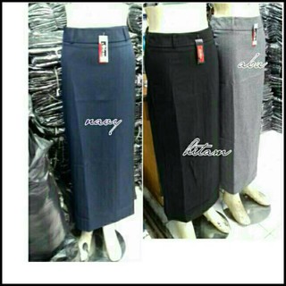 Rok Span Panjang Belahan Belakang Rok Kantor Formal Rok Rok Span Panjang Belahan Belakang Rok Kantor Formal Rok