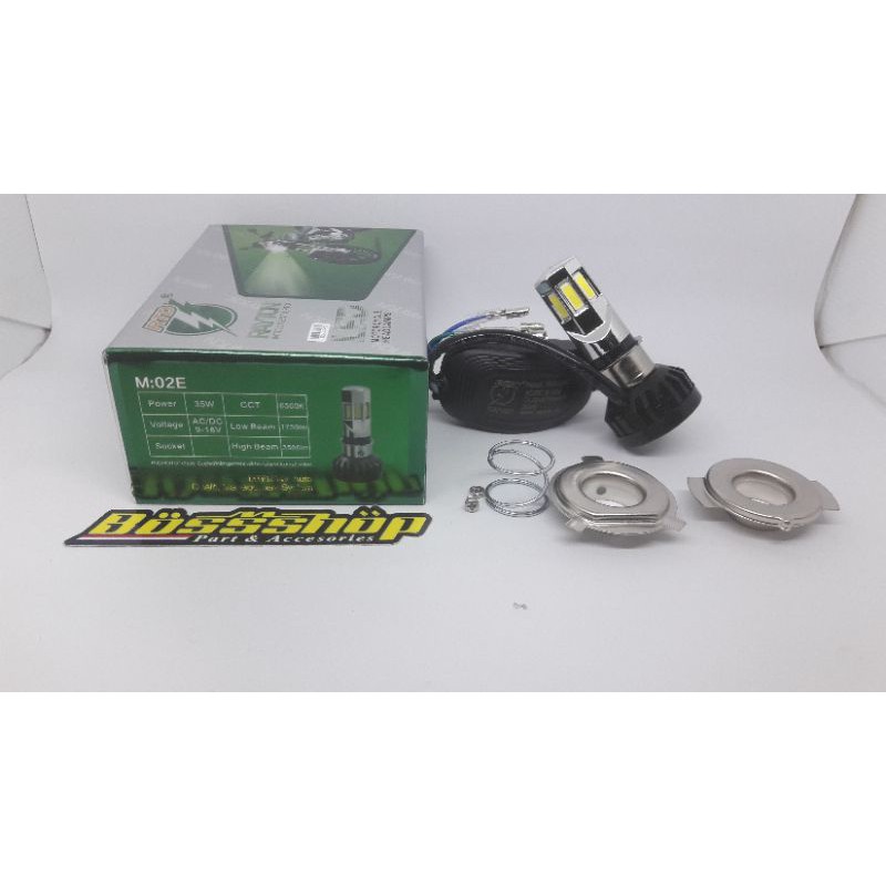 Lampu RTD RAYTON lampu depan Motor LED RTD Original 3 mata / 6 mata 35 watt Bisa Semua Motor