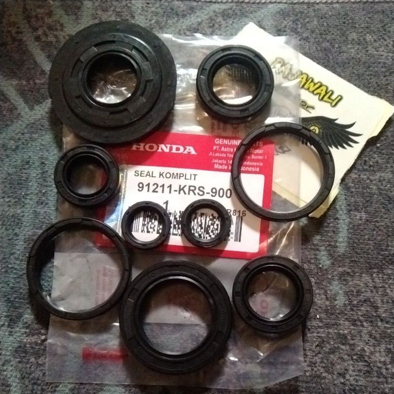 KDM_24 SEAL KOMPLIT HONDA BEAT FI OLI SEAL CVT KIT KOMPLIT BEAT FI SCOOPY VARIO 110 FI F1 SET-KRS-900