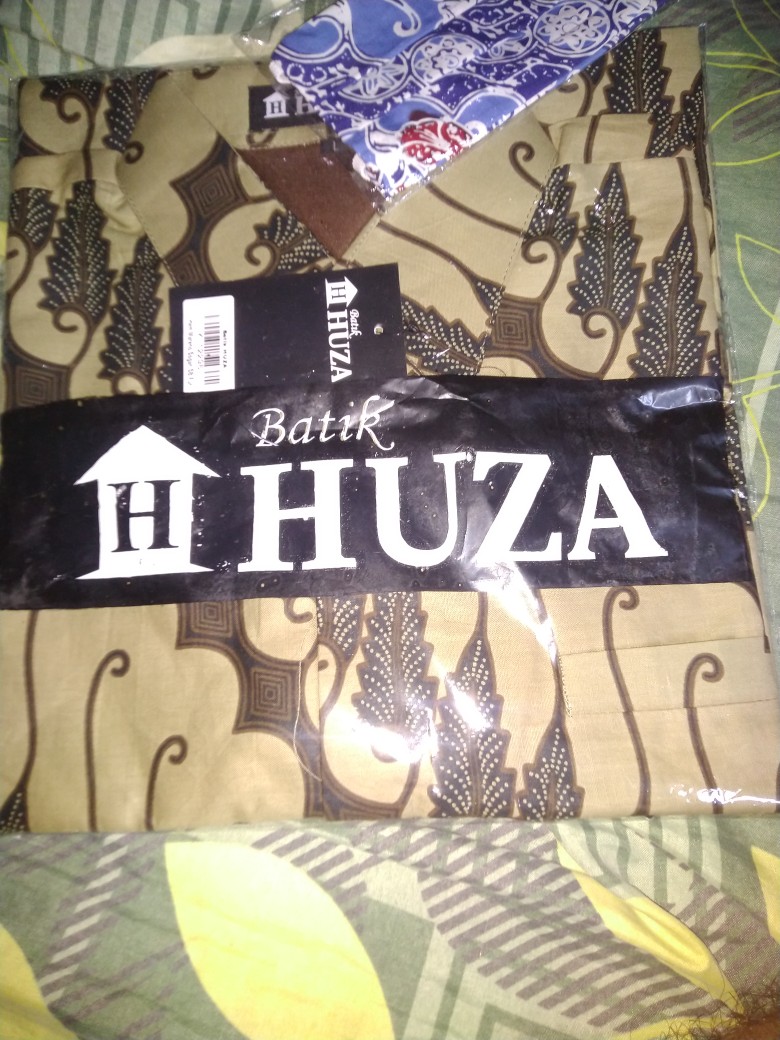 Kemeja Pria Atasan Batik Mareno Atasan Pria Lengan Pendek Bahan Katun Sogan Regular Fit Batik Huza