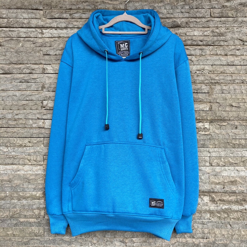 Hoodie Polos Mcvois Pria Wanita Premium Distro-Fleece Turkis