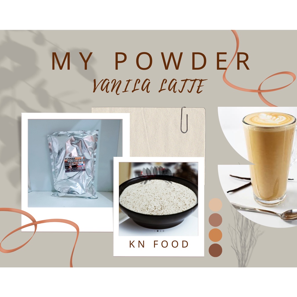 

Vanilla Latte Regular - Powder Minuman rasa Vanilla Latte kemasan 1kg REGULER