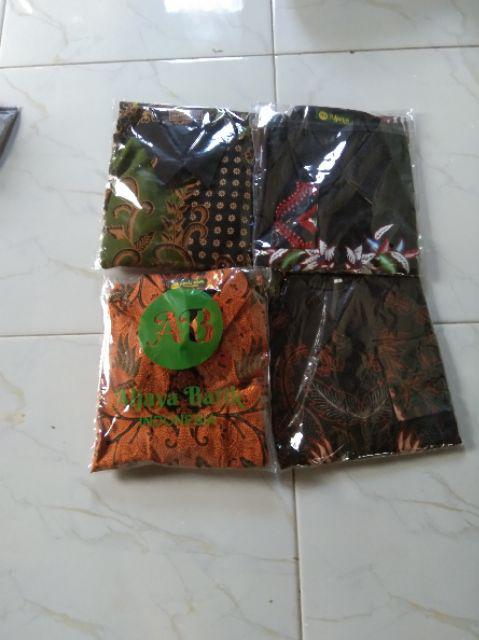 Astaguna Batik Lengan Panjang Pendek Full Furing Katun Sragenan Hq Size M-xxl Batik Solo