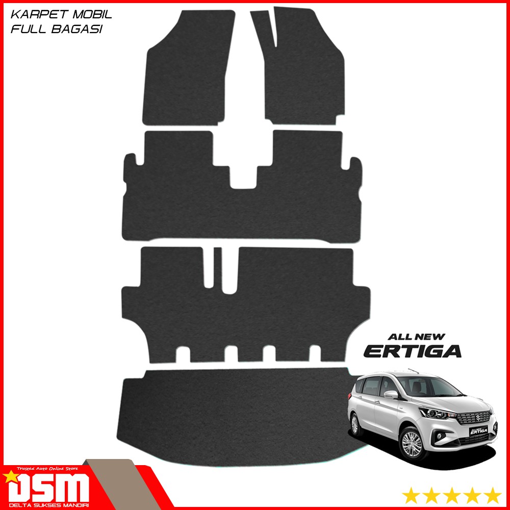 Karpet Mobil Mie All New Ertiga Full Bagasi / Karpet Mie Bihun Ertiga High Quality / DSM