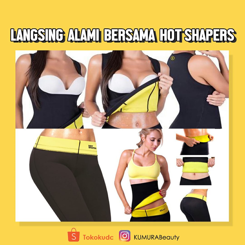 HOT SHAPERS SLIM WAIST SABUK SENAM CELANA PELANGSING KORSET ROMPI KURUS