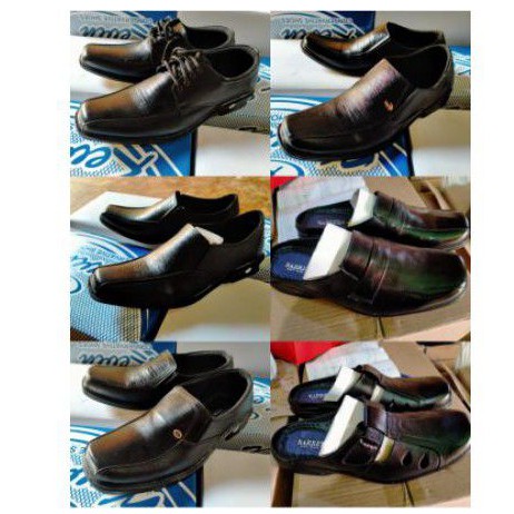 Sepatu kulit asli formal pria murah