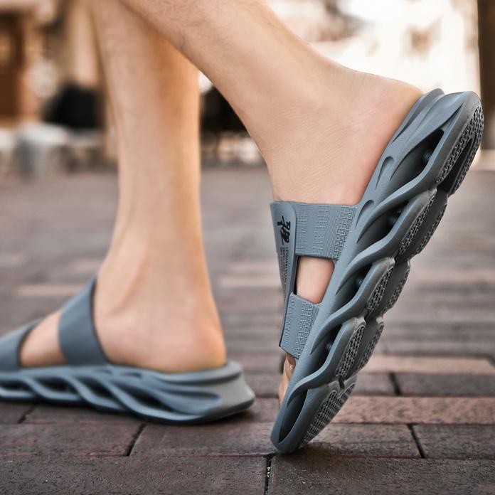 Model Baru  + 100% diimpor sandal pria/air sole-wave sole/sandal pria dewasa/sandal gunung pria/sand