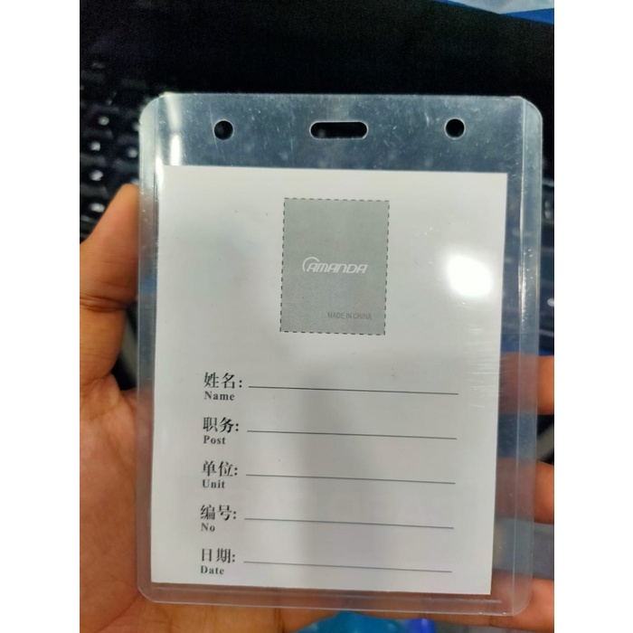 

Star Card Case B3 Pvc Tempat Id Card Name Tag Tebal Plastik Tebal Murah