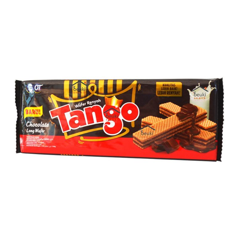 

PACK Tango Wafer Chocolate Long Wafer Renyah Rasa Coklat Wafer Favorit Sepanjang Masa - 130gr