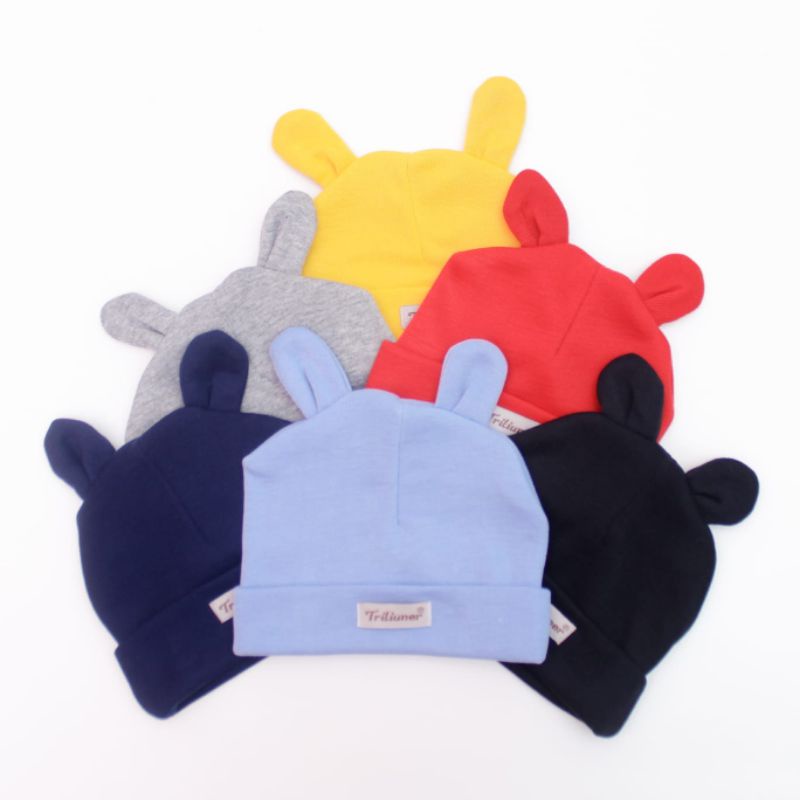 TOPI BAYI KUPING TRILIONER-TOPI BAYI LUCU-TOPI BAYI NEWBORN-TOPI BAYI MURAH