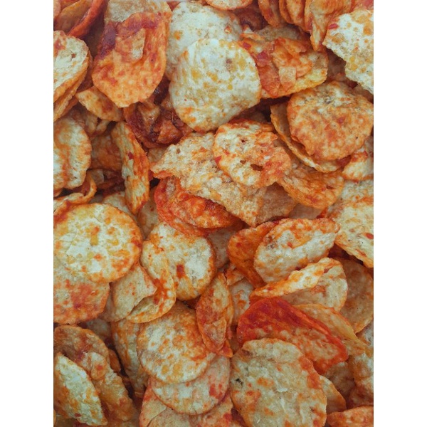 

Cemilan Opak Mini Gongso Bumbu Balado | kemasan 500gram