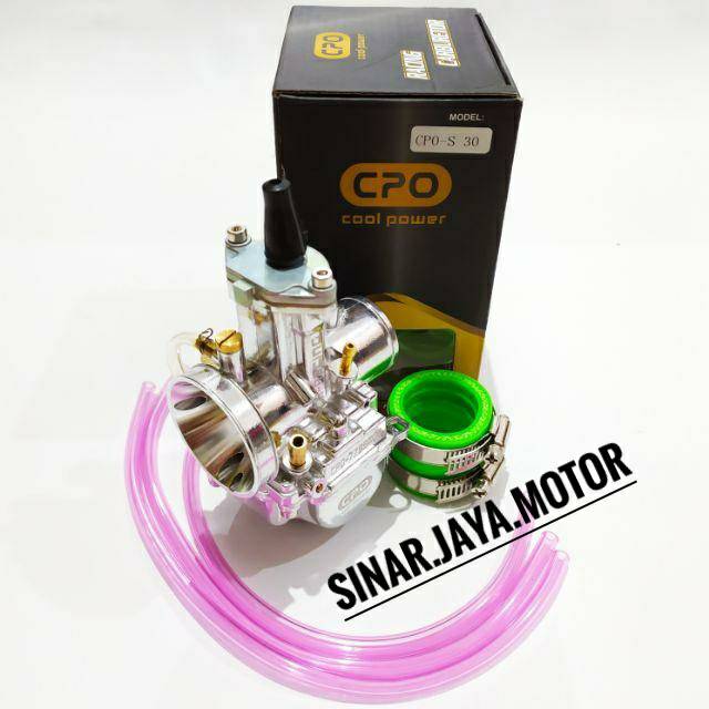 Karburator carburetor karbu carbu cpo pwk 32 cruman bonus pj mj jarum karet intake  power jet