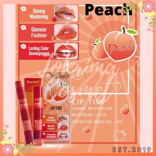 [ 6PCS ] LIPGLOSS/LIPTINT SASIMI 3in1