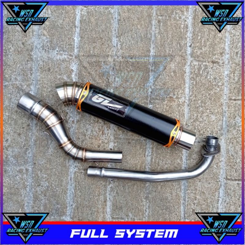 EXHAUST GL WAVE 110/ EX5/EX5 DREAM/EGO/ WAVE 115/28MM MUFFLER EKZOS GL