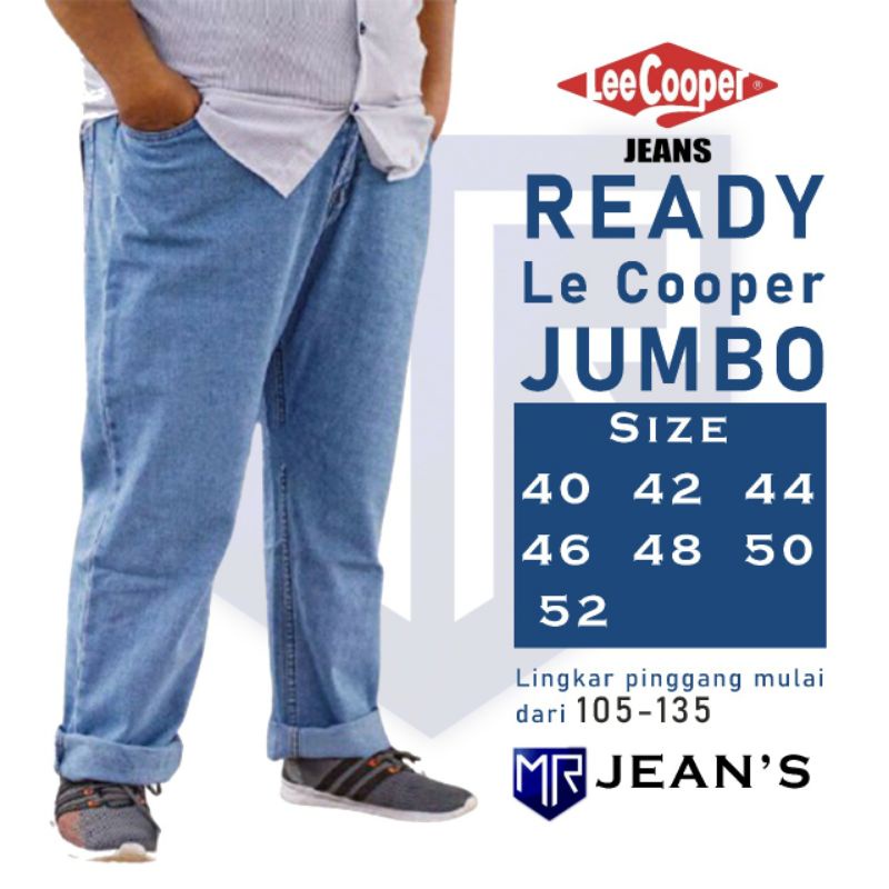 Celana jeans pria jumbo big size 40 42 44 46 48 50 52