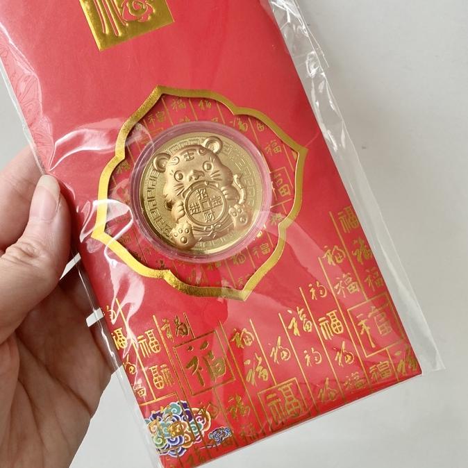 

TREN MASA KINI ❆ MK208 Angpao Emas Sertifikat Souvenir Hadiah Imlek Sincia...