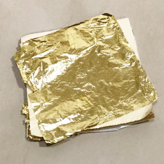 

Gold Leaf / Kertas Gilding Foil Paper Emas Silver Perak Slime Hiasan