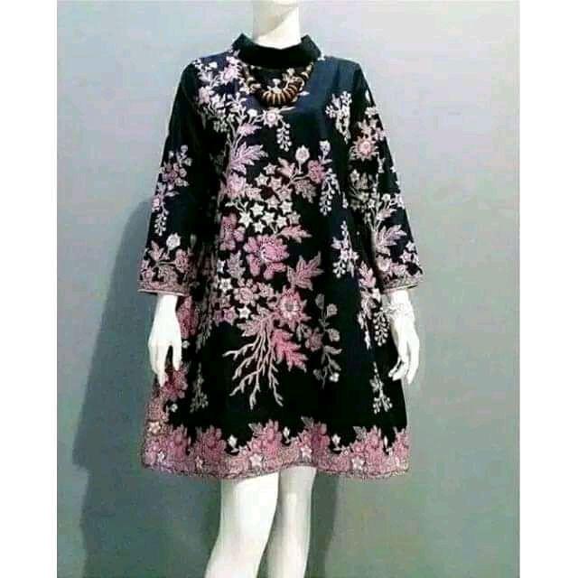 Tunik Batik Atasan Baju Wanita Bg345