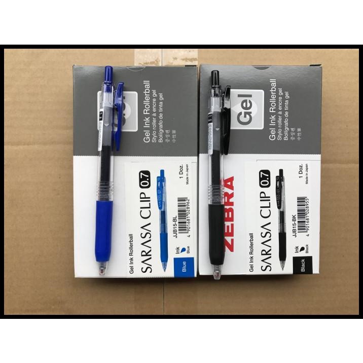 

Vanila | Pulpen Zebra Sarasa 0.5 Hitam / Biru