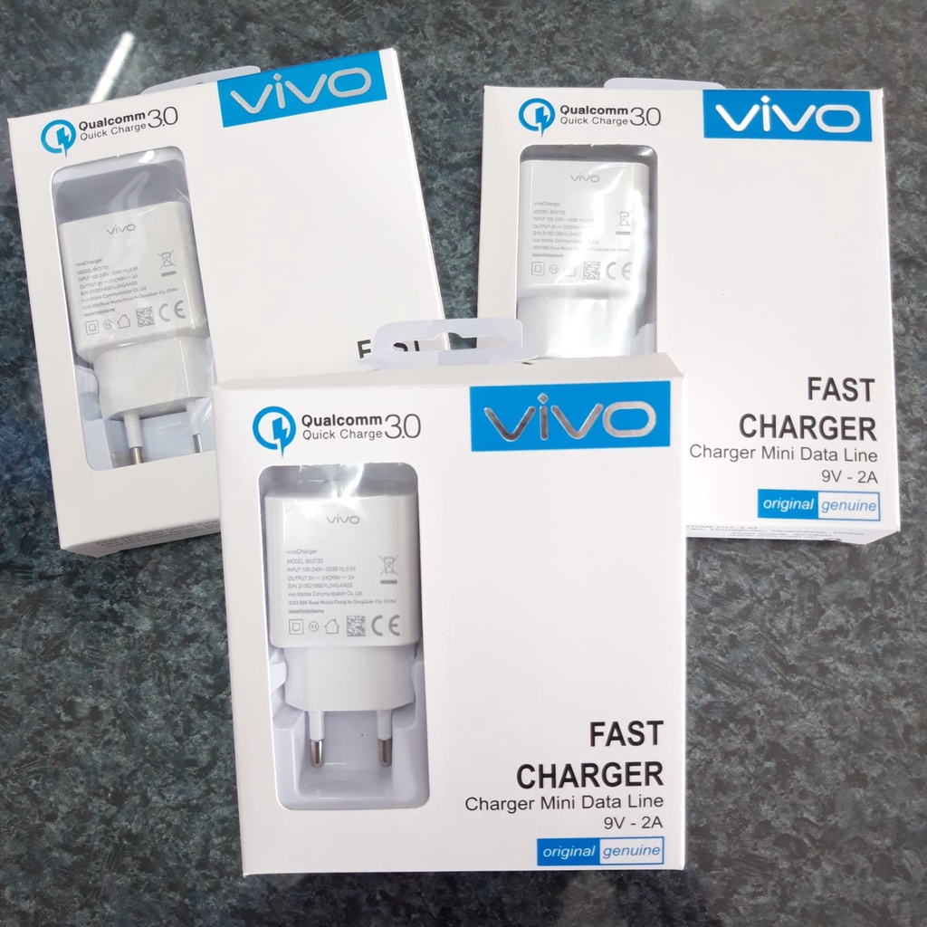 Charger Vivo Y53 Y71 Y81 Y91 Y50 V17 V20 BK0720 Kualitas Original TC Vivo