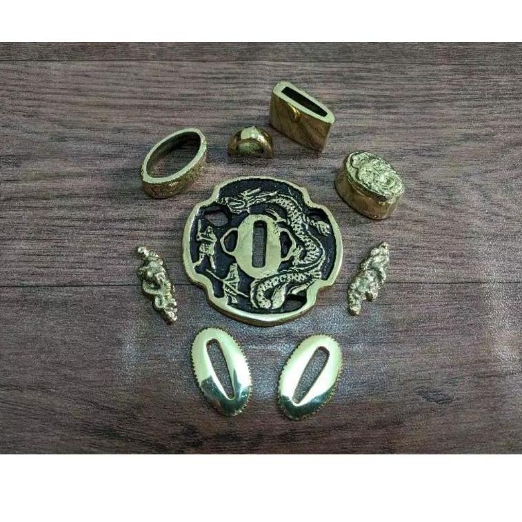 Paling Diminati.. tsuba 1 set aksesoris katana samurai