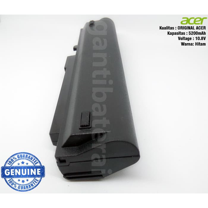 Original Baterai Acer Aspire one ZG5 D150 D250 A110 A150 A150L UM08A31