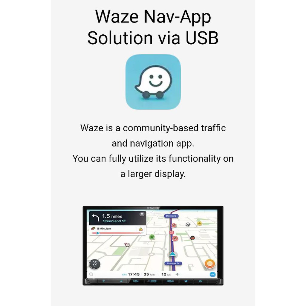 Kenwood DDX-7018 BT Head Unit Double Din DDX 7018 BT Tape mobil