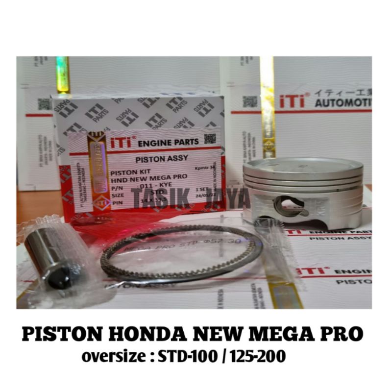 SEHER PISTON HONDA NEW MEGAPRO/VERZA OVERSIZE STD-100