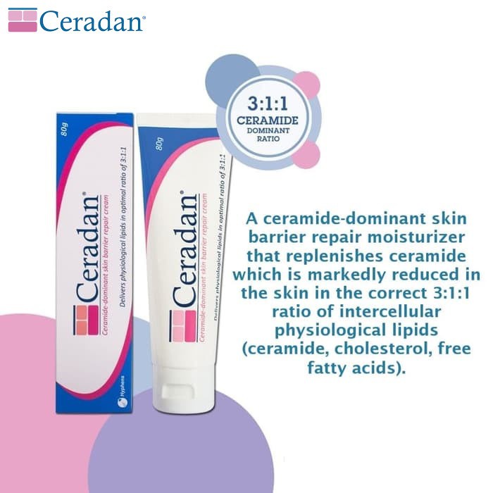 Ceradan Ceramide Dominant Skin Barrier Cream 30gr / 80gr Krim Pelindung Kulit WHS