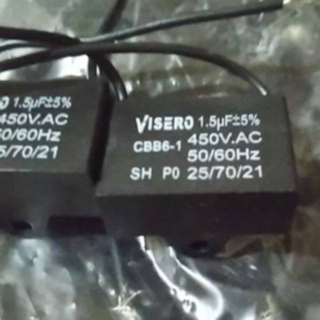 Kapasitor kipas 1,5uf kapasitor 1.5uf