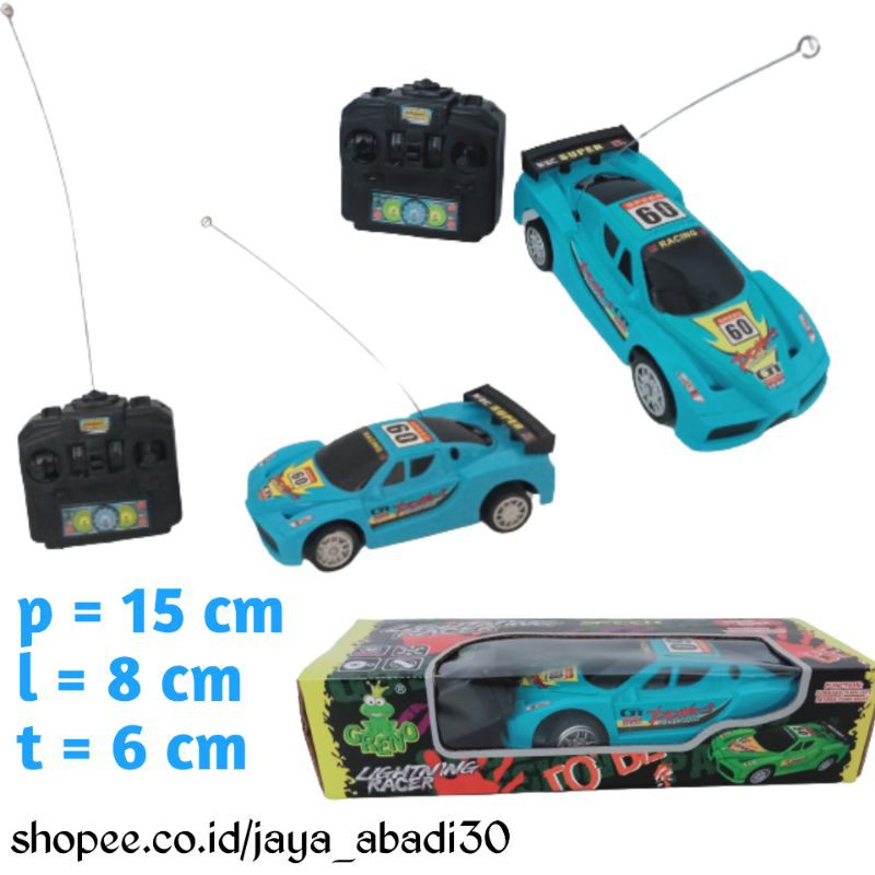 (FREE BATTERAY) Mainan anak mobil remote control bentuk sedan Murah