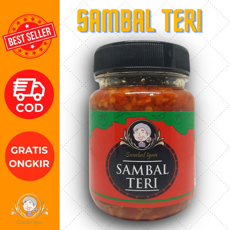 

Sambal teri pedas Sambal iyun / sambel teri medan pedes / Sambal teri pedas Best seller - Sambal iyun