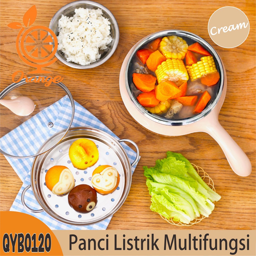 Panci Listrik Stainless Serbaguna Multifungsi Multifunctional Fry Pan panci anti lengket