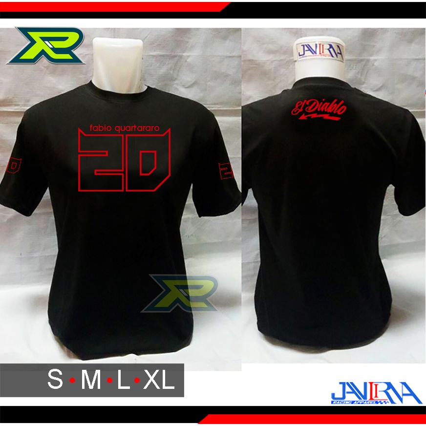 Kaos Motogp tshirt balap Fabio Quartararo20 Yamaha