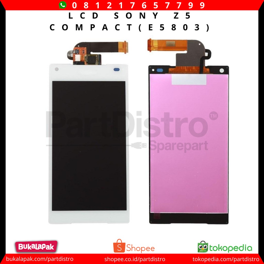 LCD TS SONY Z5 COMPACT (E5803) ORI BLACK / WHITE