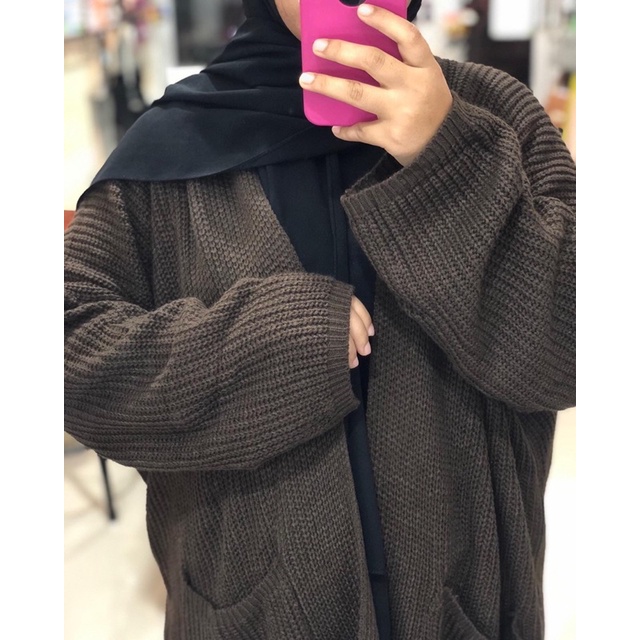 Cardigan Rajut Oversize