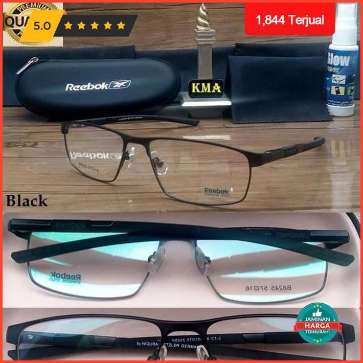 Super Sale Kacamata Minus Reebok Elgrant Frame Kacamata Sporty Frame Pria Elegan Promo