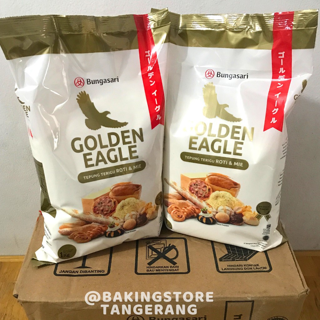 

Tepung Terigu Golden Eagle Premium Roti 1 KG