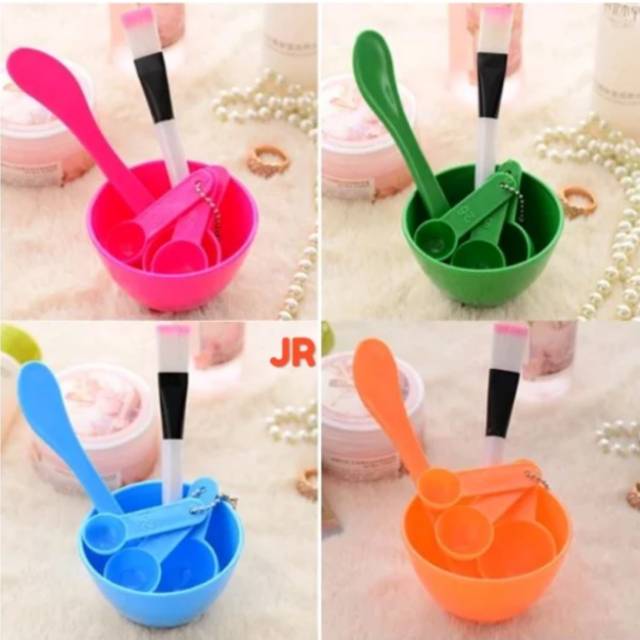 MANGKUK MASKER LULUR 4 IN 1 SET