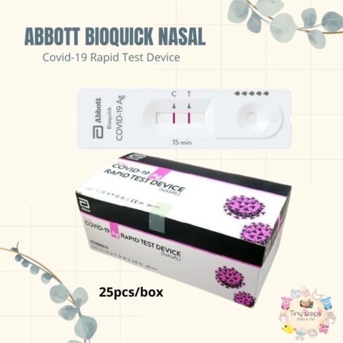 Abbott Antigen Bioquick Nasal Swab - Isi 25Pcs Hermandiantoromart